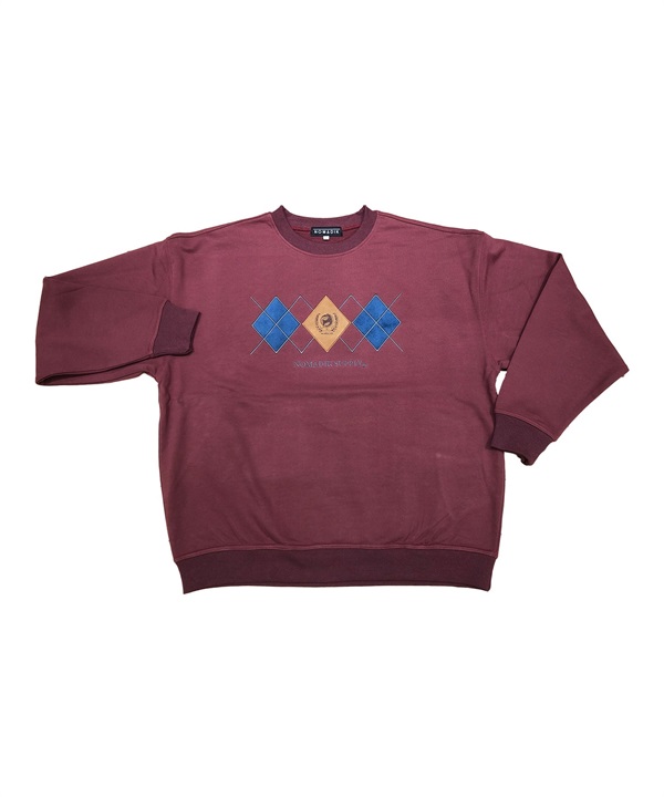 NOMADIK ノマディック IN ARGYLE CREW 72324505 スノーボード インナーウェア ユニセックス ムラサキスポーツ 24-25モデル