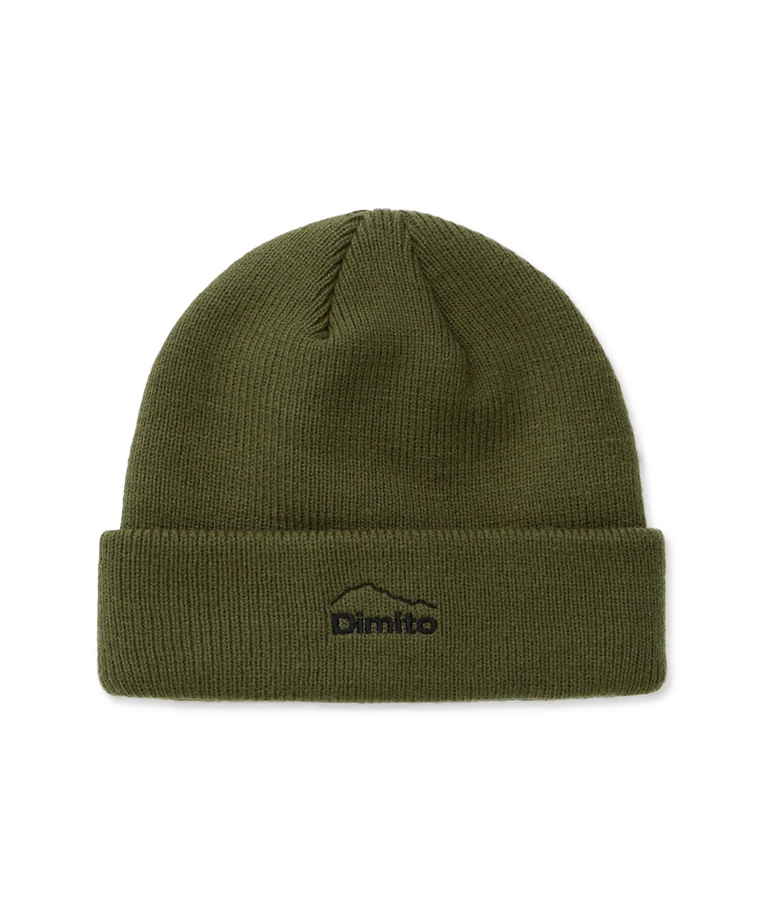 DIMITO ディミト DMT LOGO BEANIE スノーボード ビーニー ユニセックス ムラサキスポーツ 24-25モデル LL J3(KHAKI-ONESIZE)