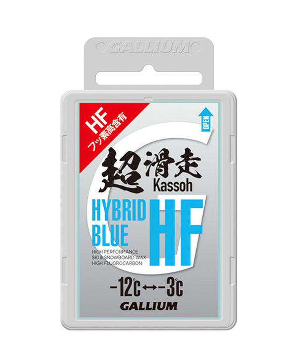 GALLIUM ガリウム HYBRID HF BLUE 50g SW2198 スノーボード WAX 滑走ワックス 23-24モデル ムラサキスポーツ KK I28