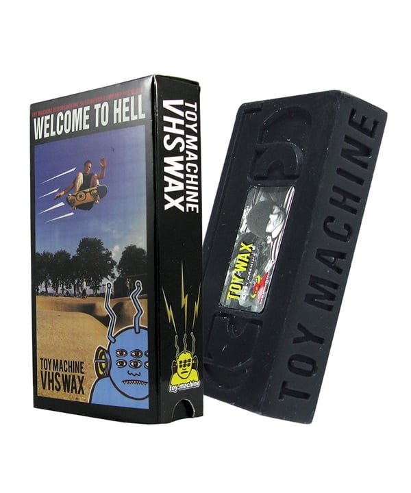 TOYMACHINE トイマシーン スケートボード ワックス WAX VHS #02 K932-BK