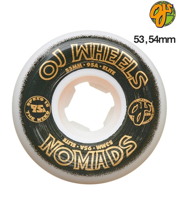 OJ WHEELS オージェー ウィール スケートボード 53～54mm 95A ELITE NOMAD