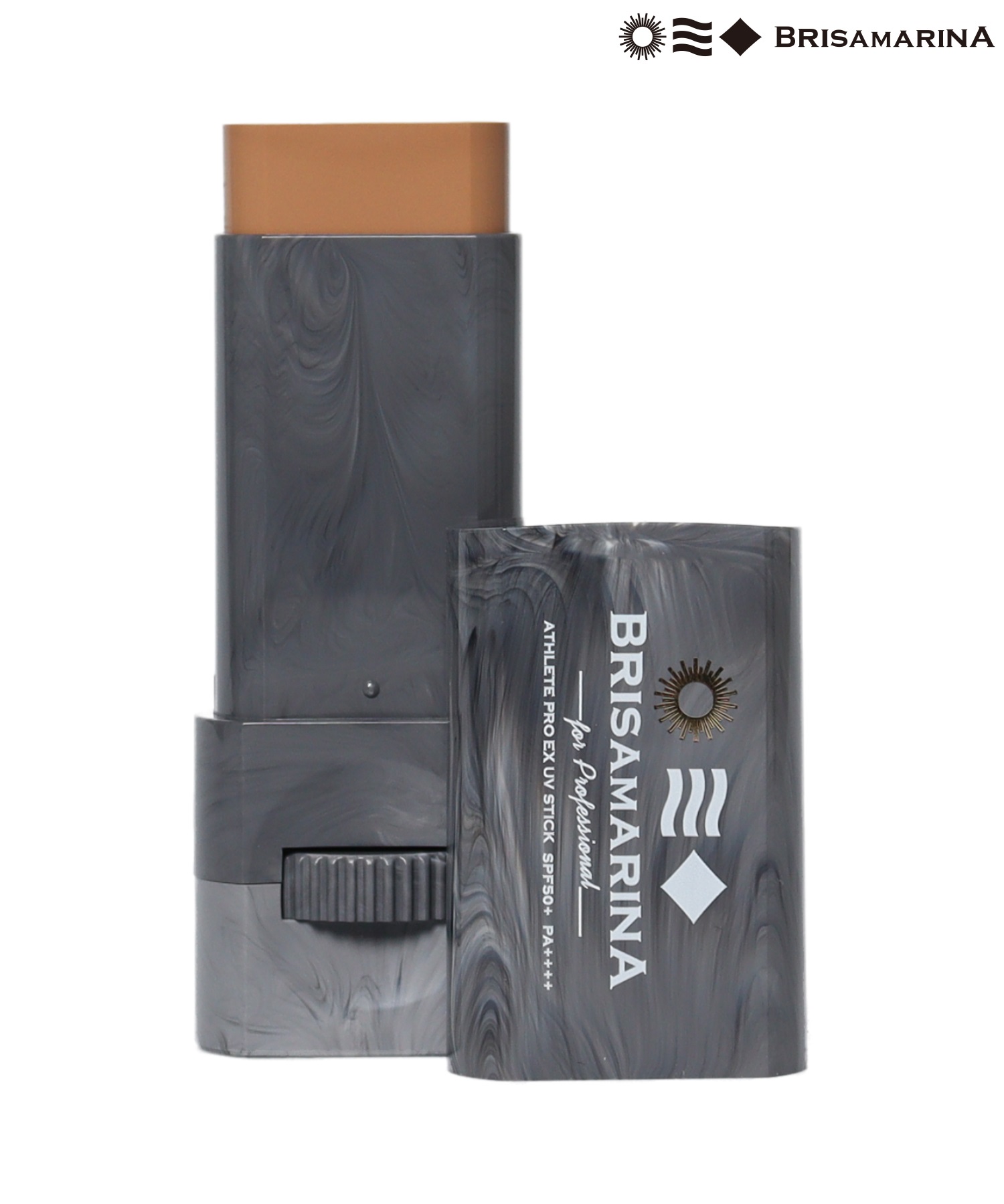 BRISAMARINA ブリサマリーナ アスリートプロEX　UVスティック 10g 日焼け止め ミラー付き サーフィン ムラサキスポーツ(BRN-ONE)