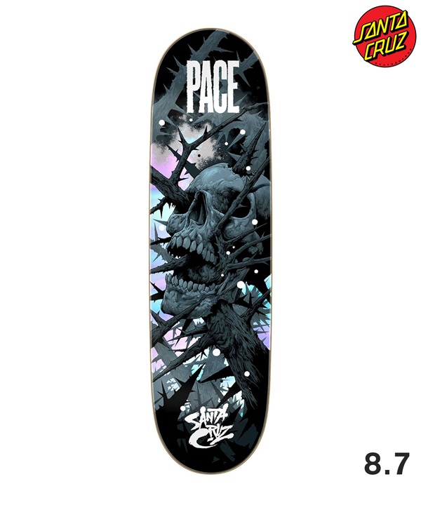 SANTA CRUZ サンタクルーズ PACE DEATHTRAP スケートボード デッキ 8.7 スケボー