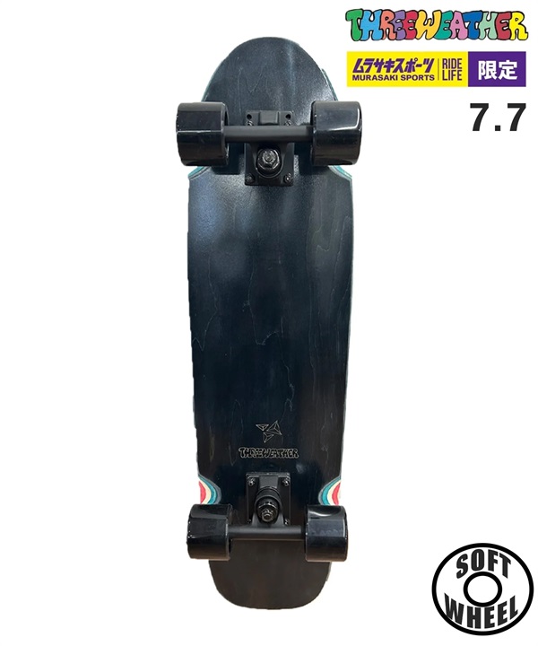 THREE WEATHER スリーウェザー スケートボード コンプリート クルーザー 7.7inch