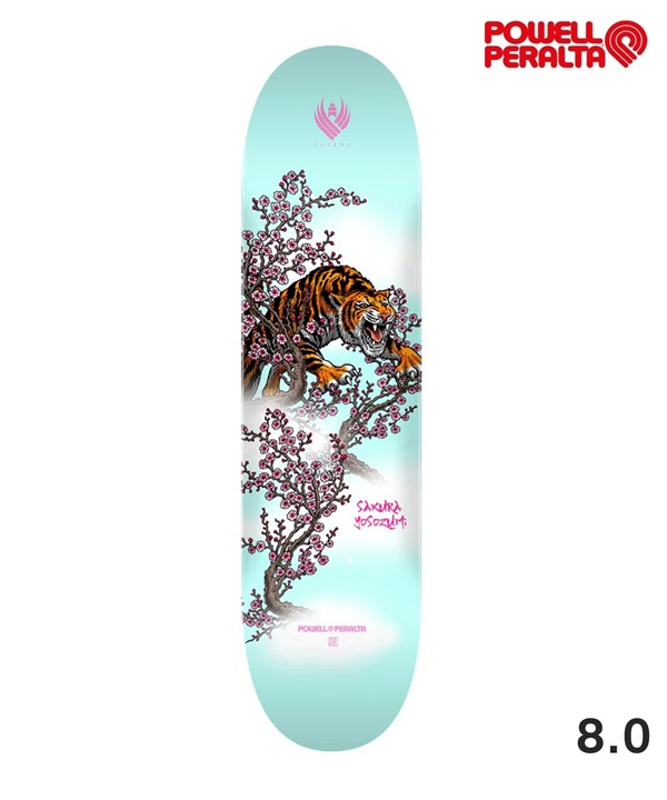 POWELL PERALTA パウエルペラルタ ヨソズミ サクラ SAKURA TIGER スケートボード デッキ 8 スケボー