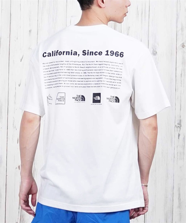 THE NORTH FACE ザ・ノース・フェイス 半袖 Tシャツ メンズ バックプリント 速乾 ショートスリーブヒストリカルロゴティー NT32407