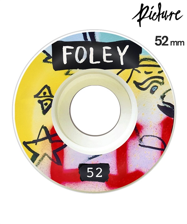 PICTURE WHEELS ピクチャーウィール スケートボード ウィール 52~53mm 101a MARTY B. CONICAL