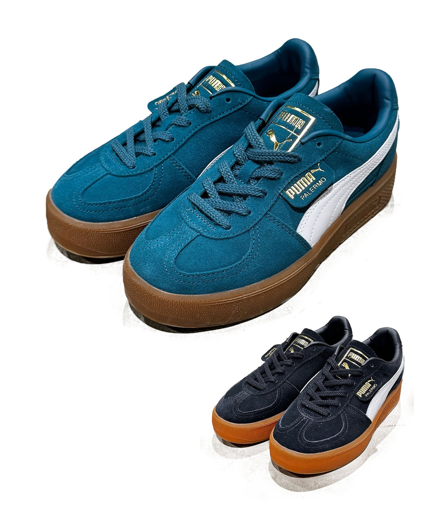 PUMA プーマ スニーカー レディース Tトゥ テラス系 PALERMO ELEVATA パレルモ ウィメンズ 399348(1-23.0cm)