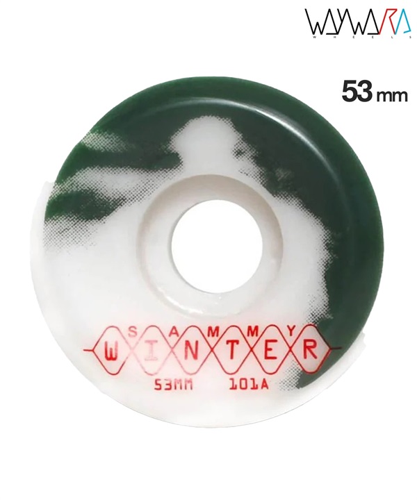 WAYWARD ウェイワード スケートボード ウィール 53mm 101A SAMMY WINTER