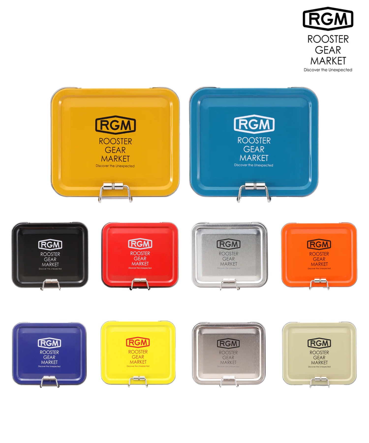 ROOSTER GEAR MARKET TIN CASE