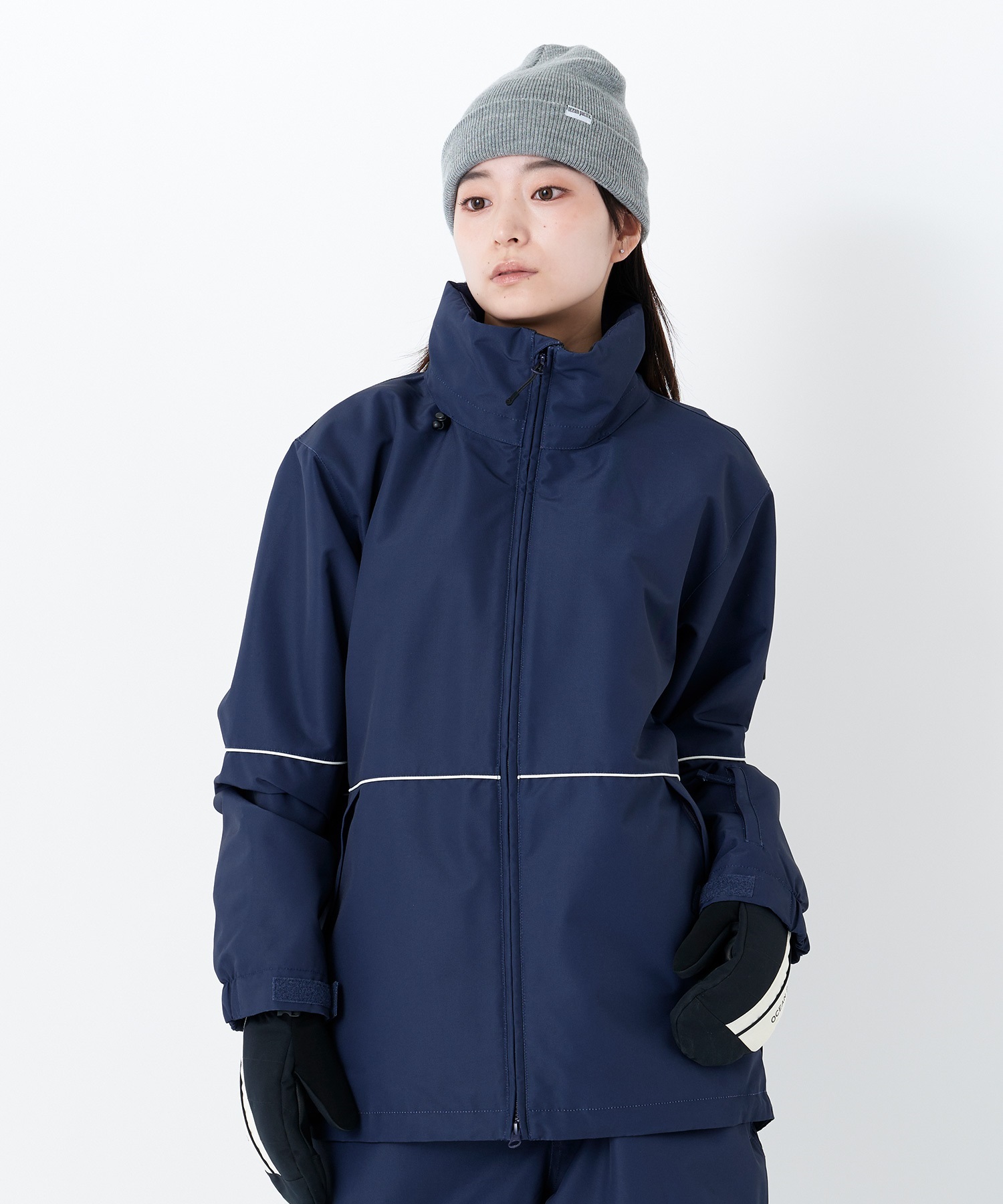 OP オーシャンパシフィック パイピングドジャケット 545301 スノーボード ジャケット レディース ムラサキスポーツ 25-26モデル MM D18 【2526】(NV-S)