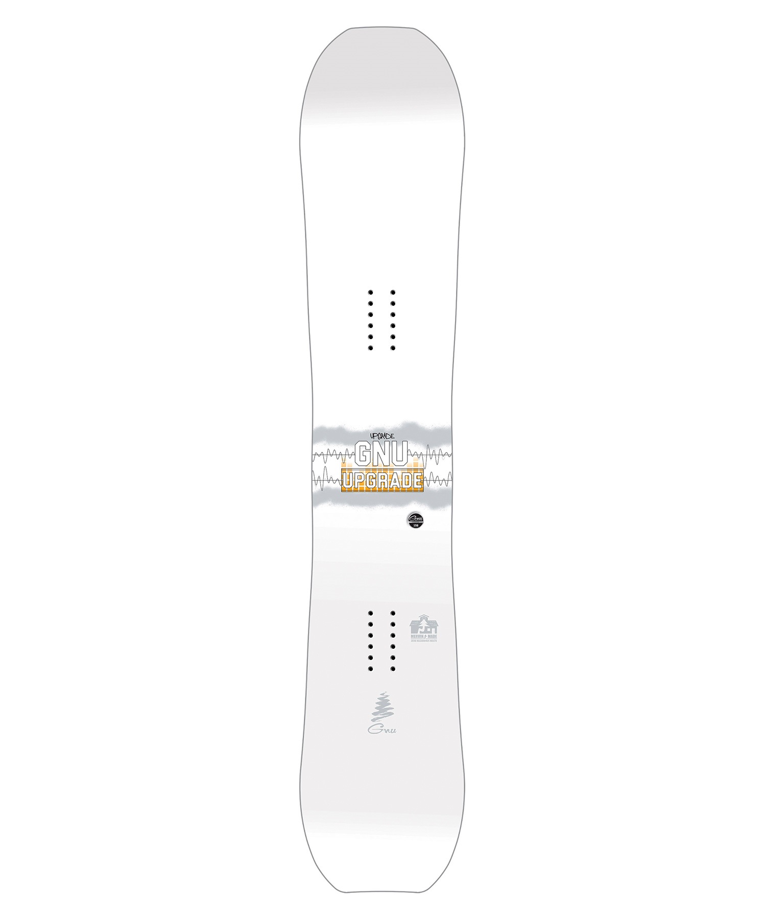 GNU グヌー アップグレード スノーボード 板 メンズ 25-26 MM A31(WHITE-151cm)