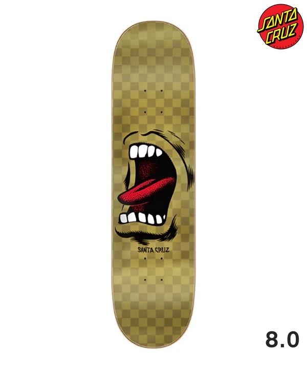 SANTA CRUZ サンタクルーズ SCREAMING MOUTH スケートボード デッキ 8 スケボー