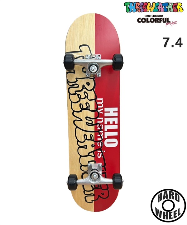 THREE WEATHER スリーウェザー スケートボード コンプリート 7.0,7.4inch I COMP PLUS