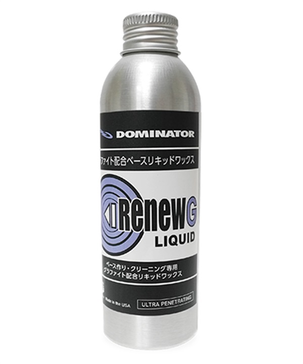 DOMINATOR ドミネーター RENEW GRAPHITE LIQUID グラファイト スノーボード ワックス WAX ベースワックス 25-26モデル MM K28 【2526】