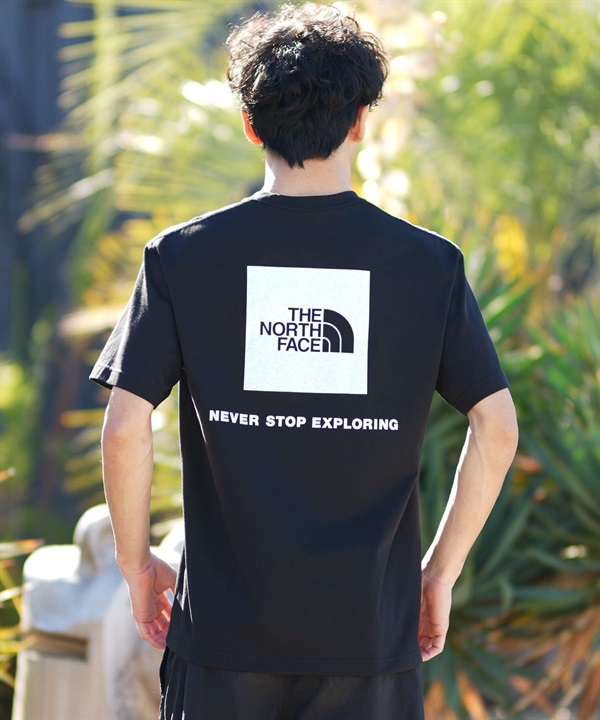 THE NORTH FACE ザ・ノース・フェイス 半袖 Tシャツ メンズ ショートスリーブバックスクエアーロゴティー NT32447