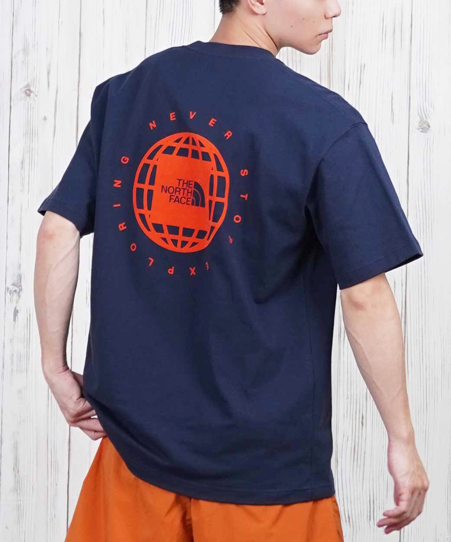THE NORTH FACE ザ・ノース・フェイス 半袖 Tシャツ メンズ ショートスリーブジオスクエアロゴティー NT32541(UN-S)