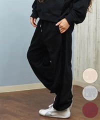 Hurley ハーレー ロングパンツ レディース スウェット ライン ウエストゴム 異素材ミックス セットアップ対応 TERRY CDR SWITCHING PANTS WCFB252024(OWHT-M)