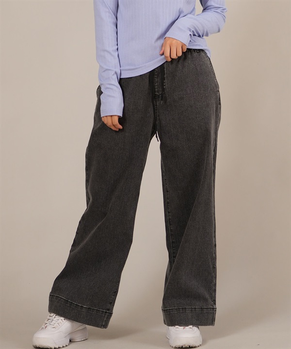 RIKKA FEMME リッカファム ロングパンツ レディース デニム パンツ Gパン デニムイージーパンツ RF25FW12