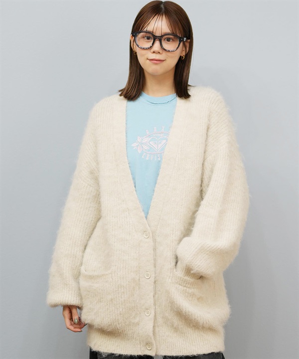 ROXY ロキシー ニット セーター カーディガン レディース ロング シンプル ロゴ MY HEART ウィメンズ カーディガン RSR254602T