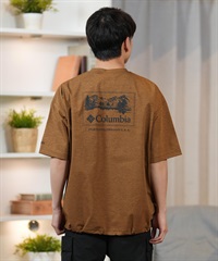 columbia コロンビア 半袖 Tシャツ メンズ 水陸両用 ユーティリティ UVケア PM0684 ムラサキスポーツ限定(286-S)