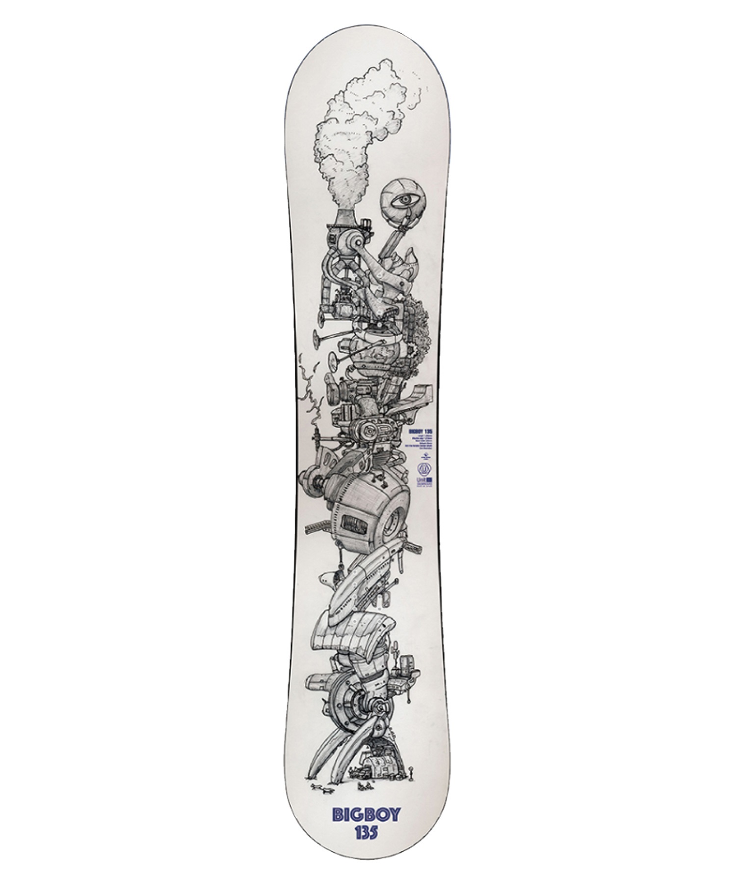 UNIT MFG ユニット ビッグ ボーイ スノーボード 板 キッズ 25-26 MM D18(ONECOLOR-135cm)
