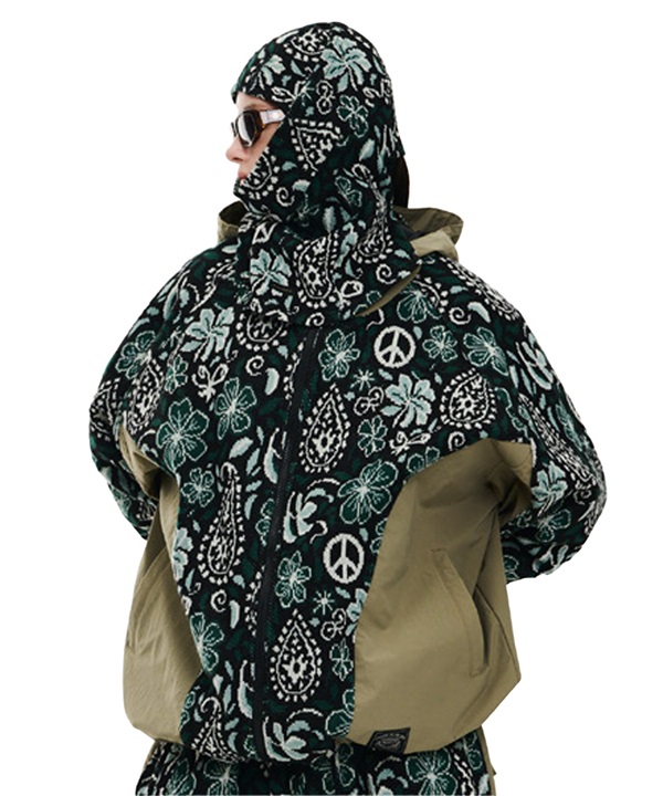BSRABBIT ビーエスラビット PAISLEY PEACE JACQUARD JK スノーボード ウェア ジャケット ユニセックス 25-26モデル MM E30 【2526】