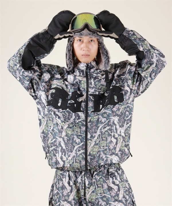 BSRABBIT ビーエスラビット スノーボード ウェア ジャケット ユニセックス BSRB KR JAGAE ART HOOD JK 25-26モデル MM E30【2526】
