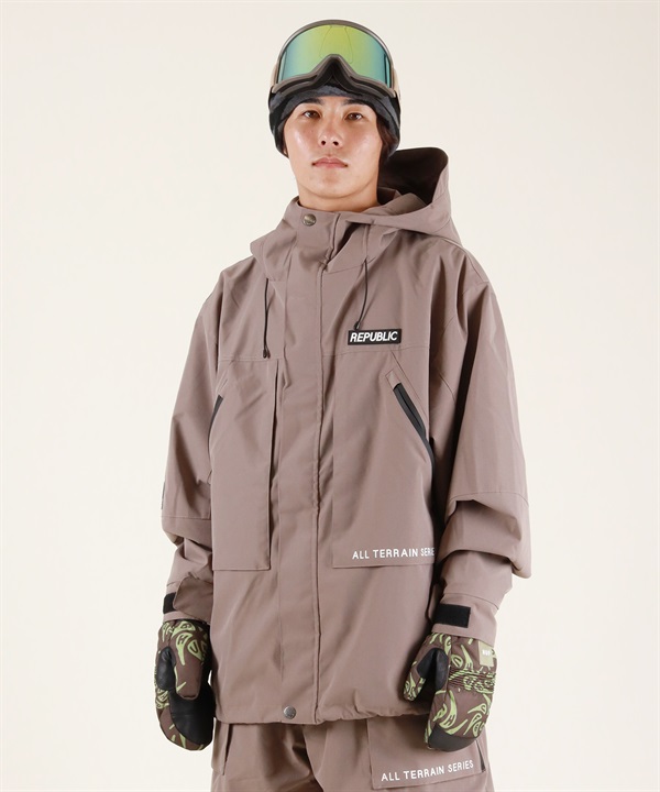 REPUBLIC リパブリック OUTSIDE CITY PARKA スノーボード ウェア ジャケット ユニセックス ムラサキスポーツ 25-26モデル MM E30 【2526】