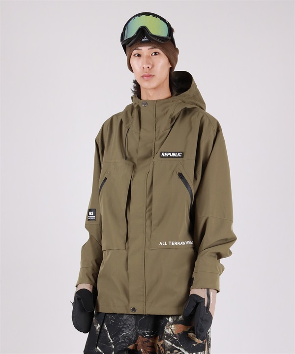 REPUBLIC リパブリック OUTSIDE CITY PARKA スノーボード ウェア ジャケット ユニセックス ムラサキスポーツ 25-26モデル MM E30 【2526】