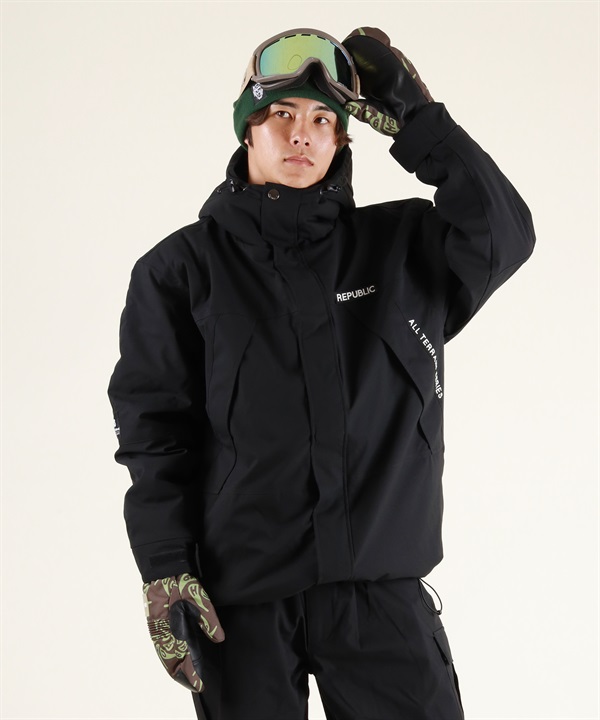 REPUBLIC リパブリック 36 CHAMBERS JACKET スノーボード ウェア ジャケット ユニセックス ムラサキスポーツ 25-26モデル MM E30 【2526】