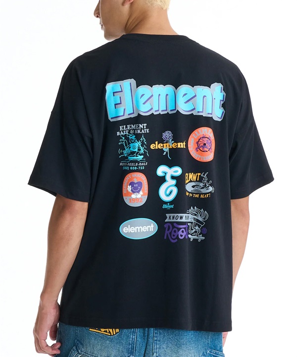 ELEMENT エレメント 半袖 Tシャツ メンズ バックプリント BG021203