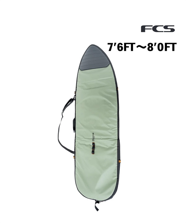 FCS エフシーエス Day Runner Mid-Length Cover 7'6～8'0FT サーフィン ハードケース ミッドボード用