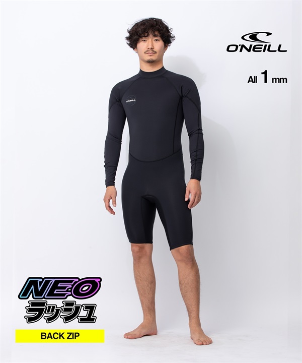ONEILL オニール バックジップ オゾン WSS-903A6 ウェットスーツ ロングスプリング メンズ