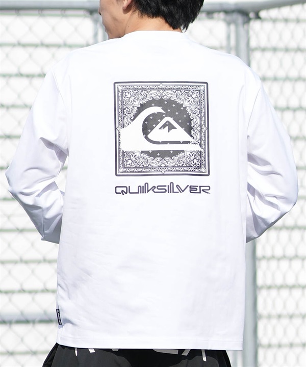 QUIKSILVER クイックシルバー 水着 ラッシュガード 長袖 Tシャツ ロンT メンズ UVカット 速乾  水陸両用 QLY261621M ムラサキスポーツ限定