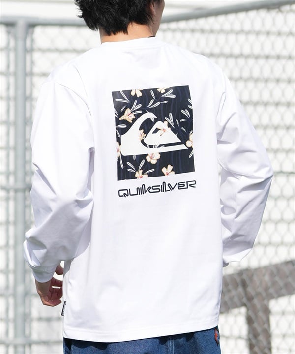 QUIKSILVER クイックシルバー 水着 ラッシュガード 長袖 Tシャツ ロンT メンズ UVカット 速乾  水陸両用 QLY261621M ムラサキスポーツ限定
