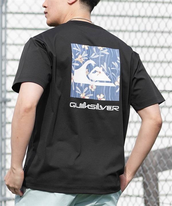QUIKSILVER クイックシルバー 水着 ラッシュガード 半袖 Tシャツ メンズ UVカット 速乾  水陸両用 QLY261623M ムラサキスポーツ限定