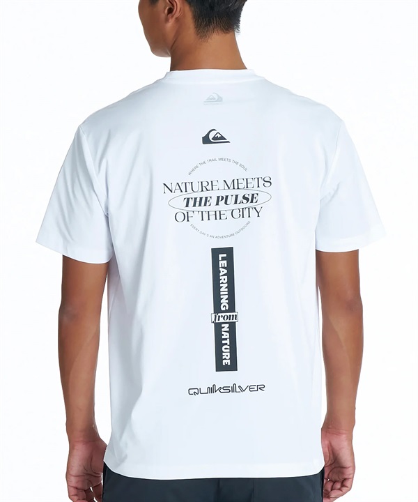 QUIKSILVER クイックシルバー 水着 ラッシュガード メンズ 半袖 Tシャツ UVカット 速乾 軽量 ストレッチ 水陸両用 QLY262014