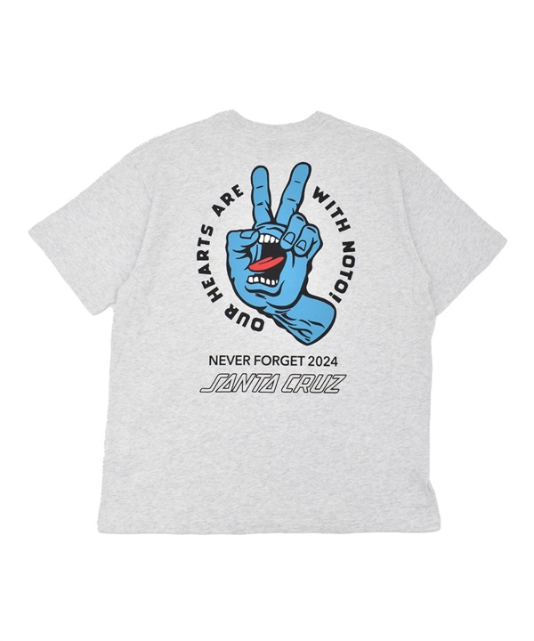 SANTA CRUZ サンタクルーズ 半袖 Tシャツ メンズ バックプリント PEACE FOR NOTO SS TEE 502262408 ムラサキスポーツ限定