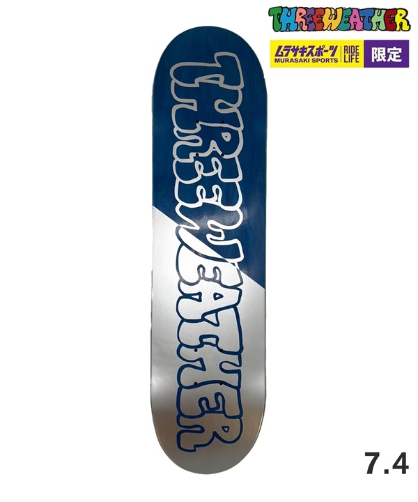 THREE WEATHER スリーウェザー TWTD2601 TEAM DECK 子供 スケートボード デッキ 7.4 キッズ スケボー おすすめ
