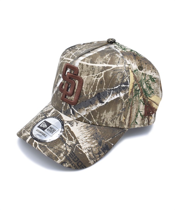 NEW ERA ニューエラ キャップ 9FORTY A-Frame リアルツリーカモ ムラサキスポーツ カスタム サンディエゴ・パドレス 15202904