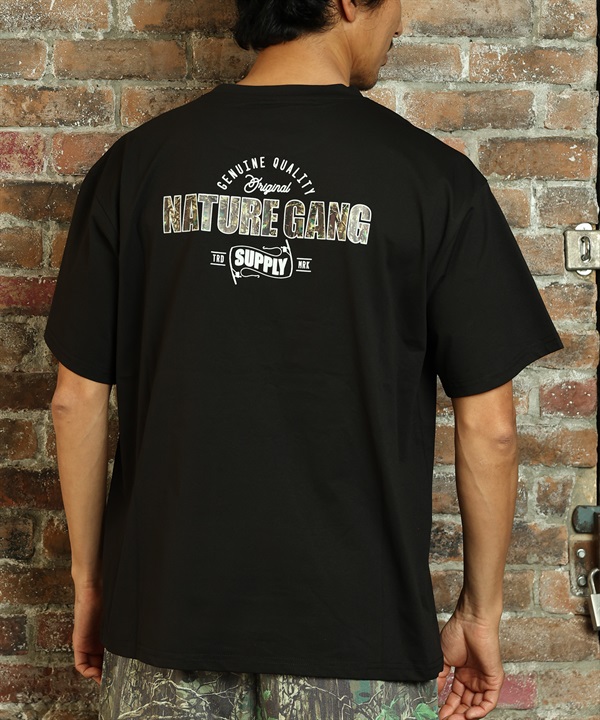 Nature Gang ネイチャーギャング 半袖 Tシャツ メンズ バックプリント NG26ST02 ムラサキスポーツ限定