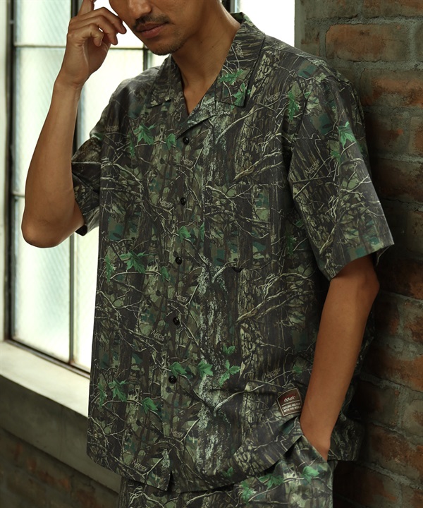 Nature Gang ネイチャーギャング 半袖 シャツ メンズ リアルツリーカモ セットアップ対応 NG26SS01 ムラサキスポーツ限定