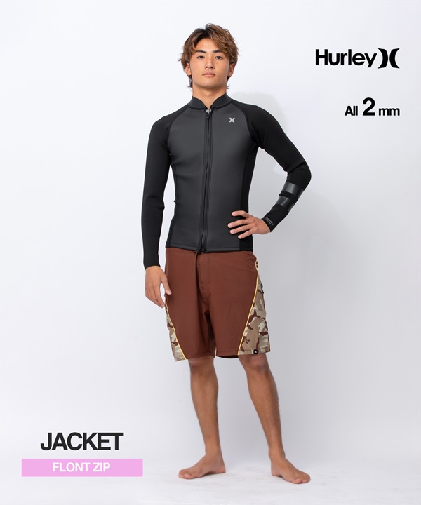 HURLEY ハーレー フロントジップ アドバンテージプラス  MZFZJK26 ウェットスーツ ロングジャケット メンズ