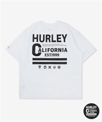 Hurley ハーレー 水着 ラッシュガード 半袖 Tシャツ メンズ 耐久 ストレッチ 水陸両用 MUSS261045(WHT-M)