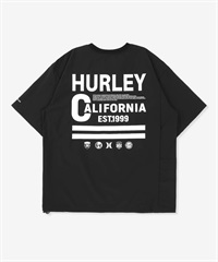 Hurley ハーレー 水着 ラッシュガード 半袖 Tシャツ メンズ 耐久 ストレッチ 水陸両用 MUSS261045(BLK-M)