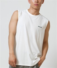 Hurley ハーレー 水着 ラッシュガード タンクトップ メンズ ストレッチ 疎水性 抗菌防臭 水陸両用 MASL26102P(WHT-M)