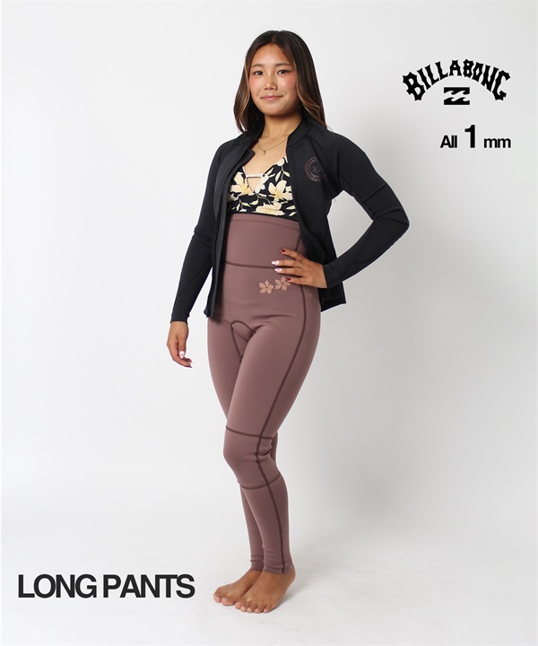 BILLABONG ビラボン アブソリュート ピーキーレギンス  BG018-896 ウェットパンツ ベスト レディース