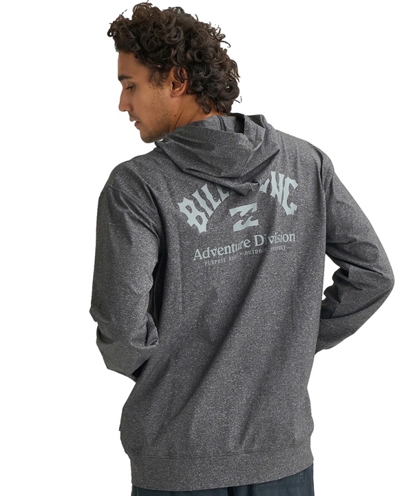 BILLABONG ビラボン 水着 ラッシュガード ジップアップ パーカー メンズ 水陸両用 UVカット 吸水速乾 SURF FLEX ZIP BG011860(BKH-M)