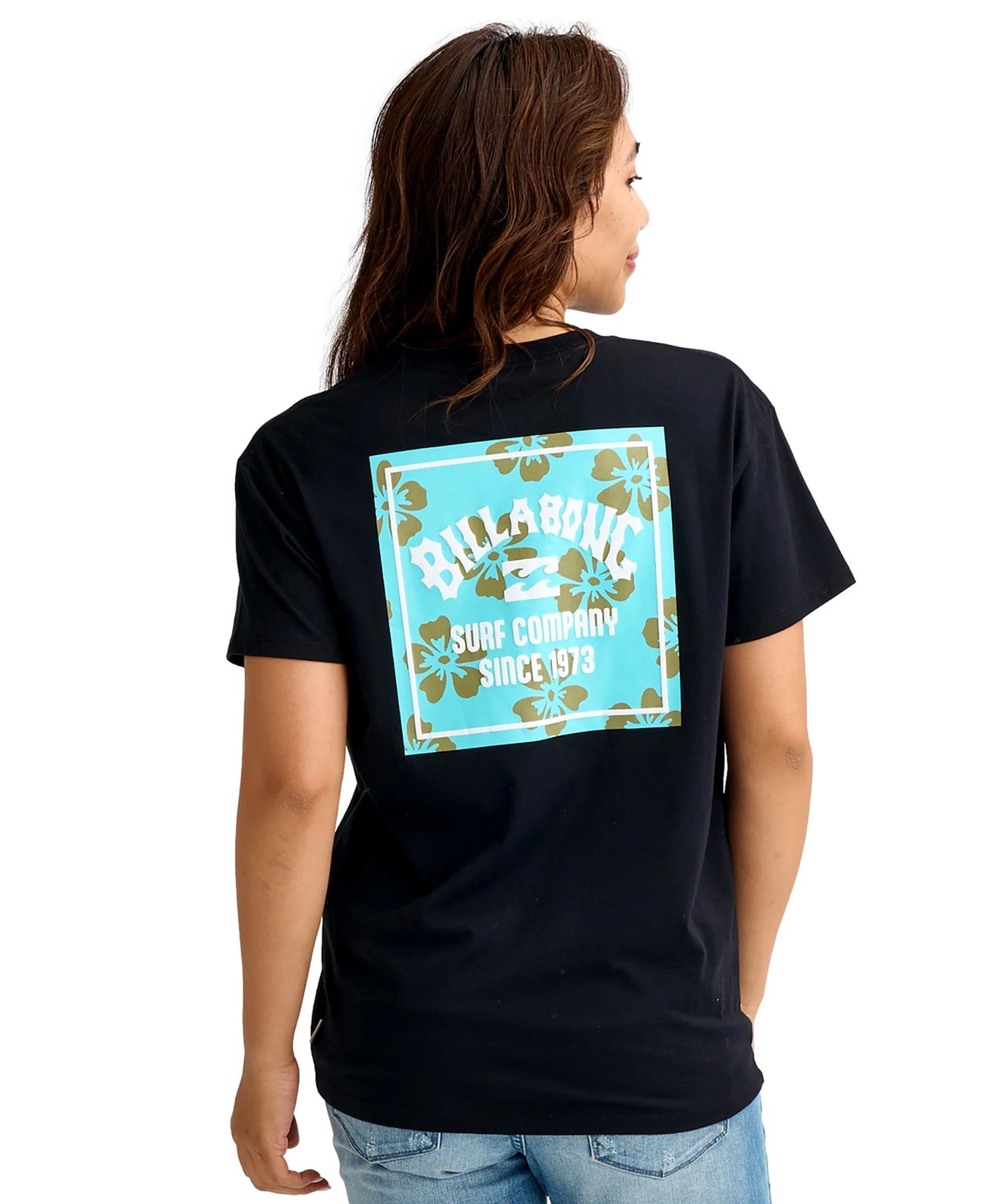 BILLABONG ビラボン 半袖 Tシャツ レディース BACK SQUARE BOY FIT TEE  BG013201(OCS-M)